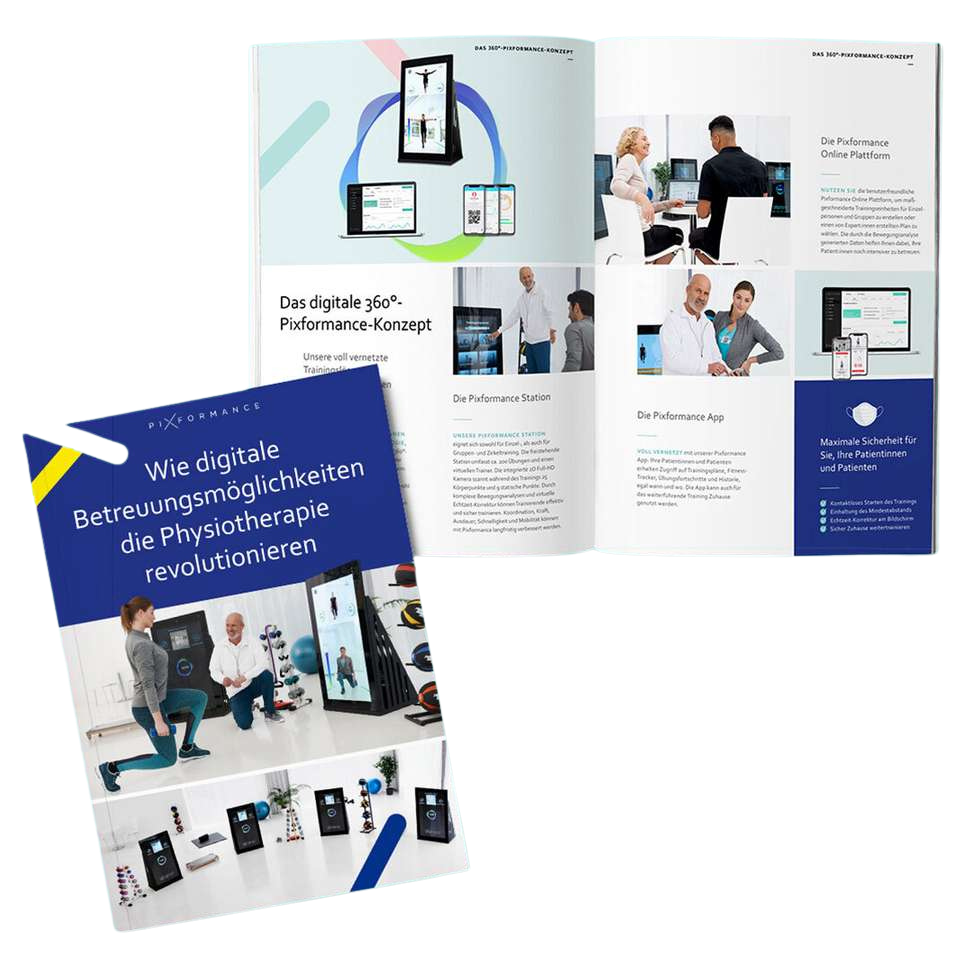 Pixformance Broschüre – Digitalisierung in der Physiotherapie